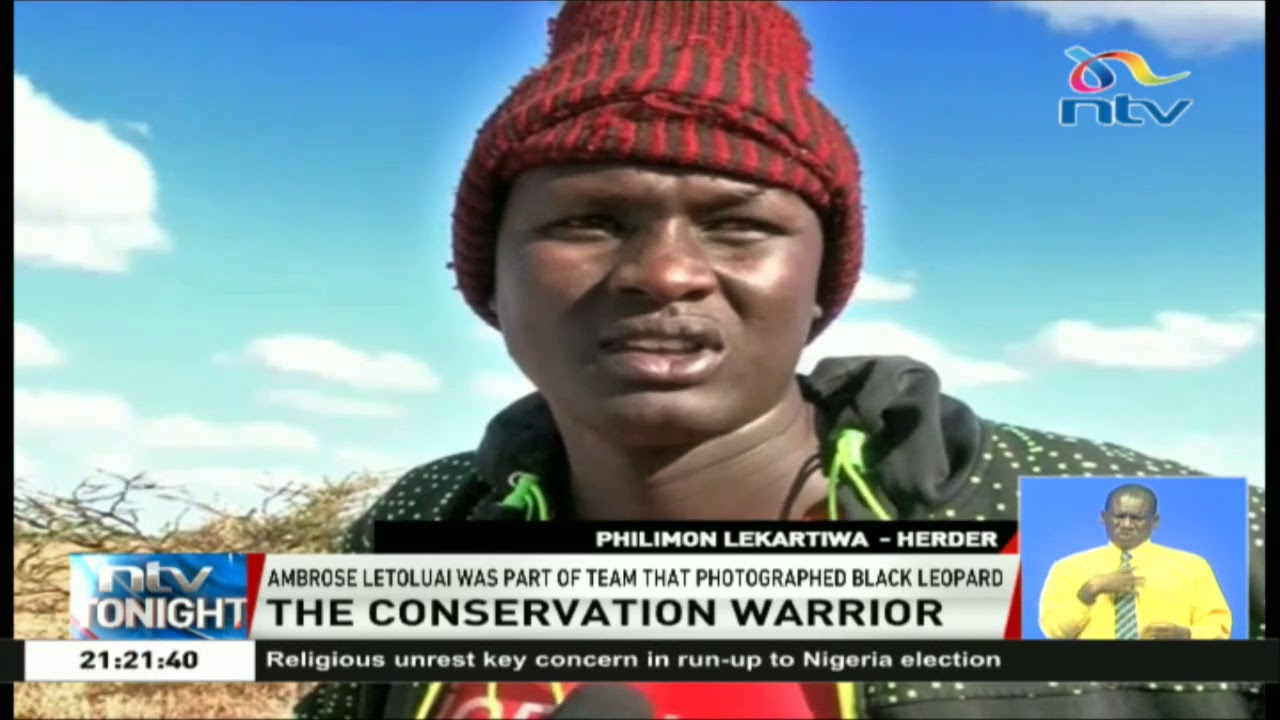Kenyan who captured black leopard one year before photos went viral speaks