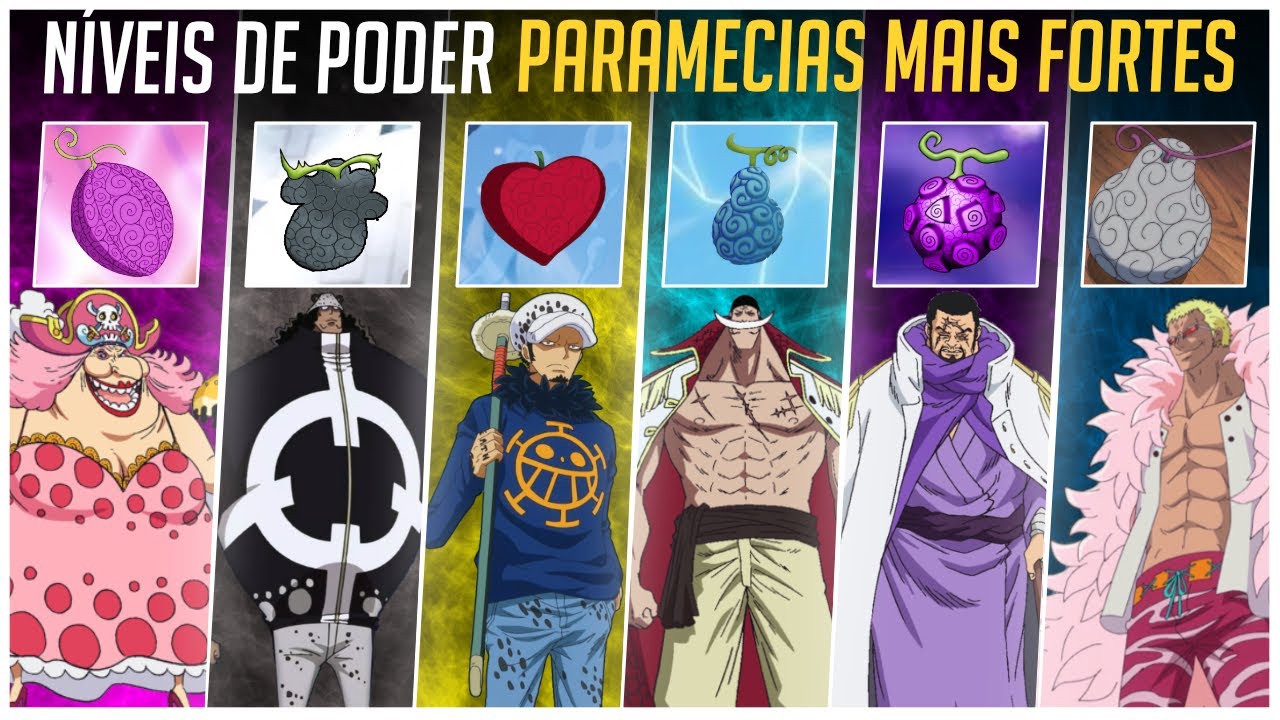 PARAMECIAS NÍVEIS DE PODER | ONE PIECE | Nerd Sensei