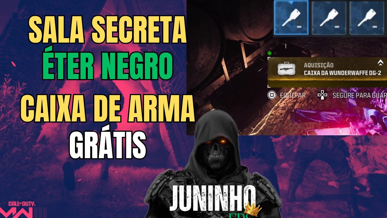 MW3 ZOMBIES: Easter Egg da SALA SECRETA do Éter Negro (AL BAGRA)