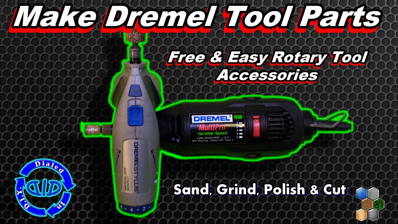Make Dremel Rotary Tool Parts Free - Hot Tool Hack