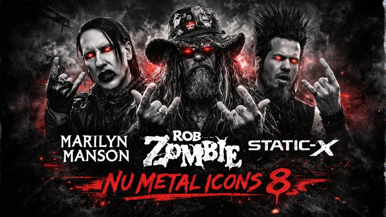 Marilyn Manson, Rob Zombie & Static X Inspired AI Mix | Nu Metal Icons (Vol 8) 