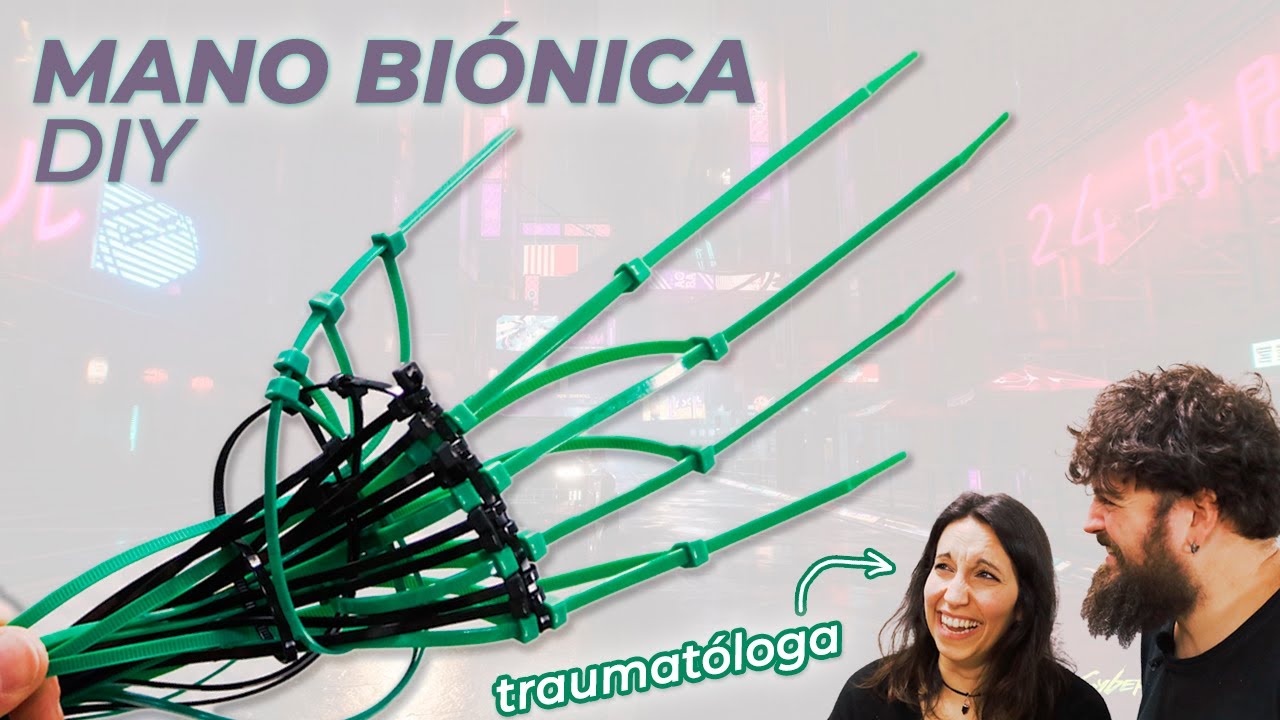 Cirujana SE HORRORIZA al ver esta MANO BIÓNICA que fabricamos con bridas