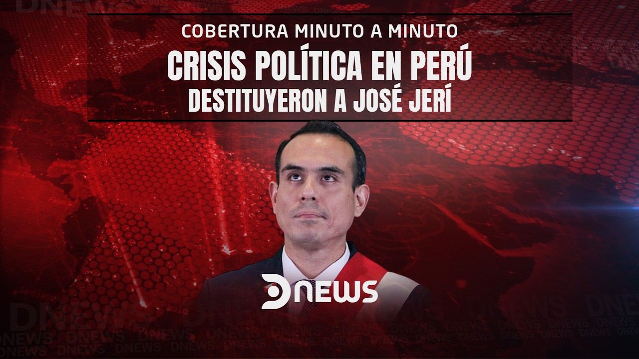 🔴 EN VIVO | Perú: el Congreso define si destituye a José Jerí tras siete mociones de censura