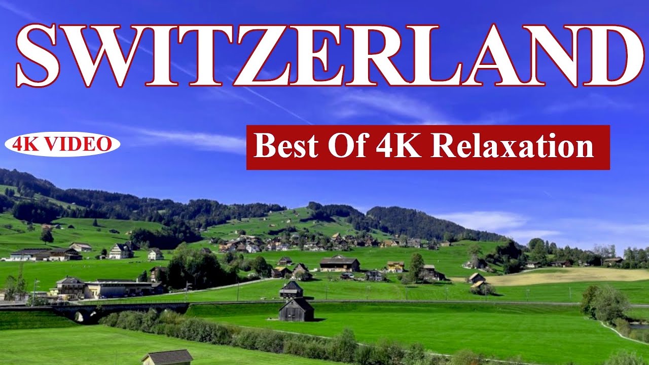 Best Of 4K Relaxation Flying Switzerland St.Gallen
