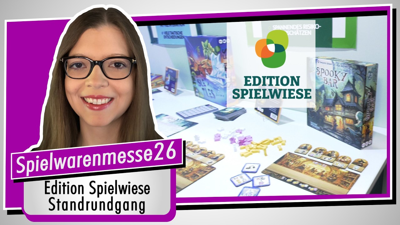 Neuheiten – EDITION SPIELWIESE – Spielwarenmesse 2026 in Nürnberg (Spiel doch mal!) Standrundgang