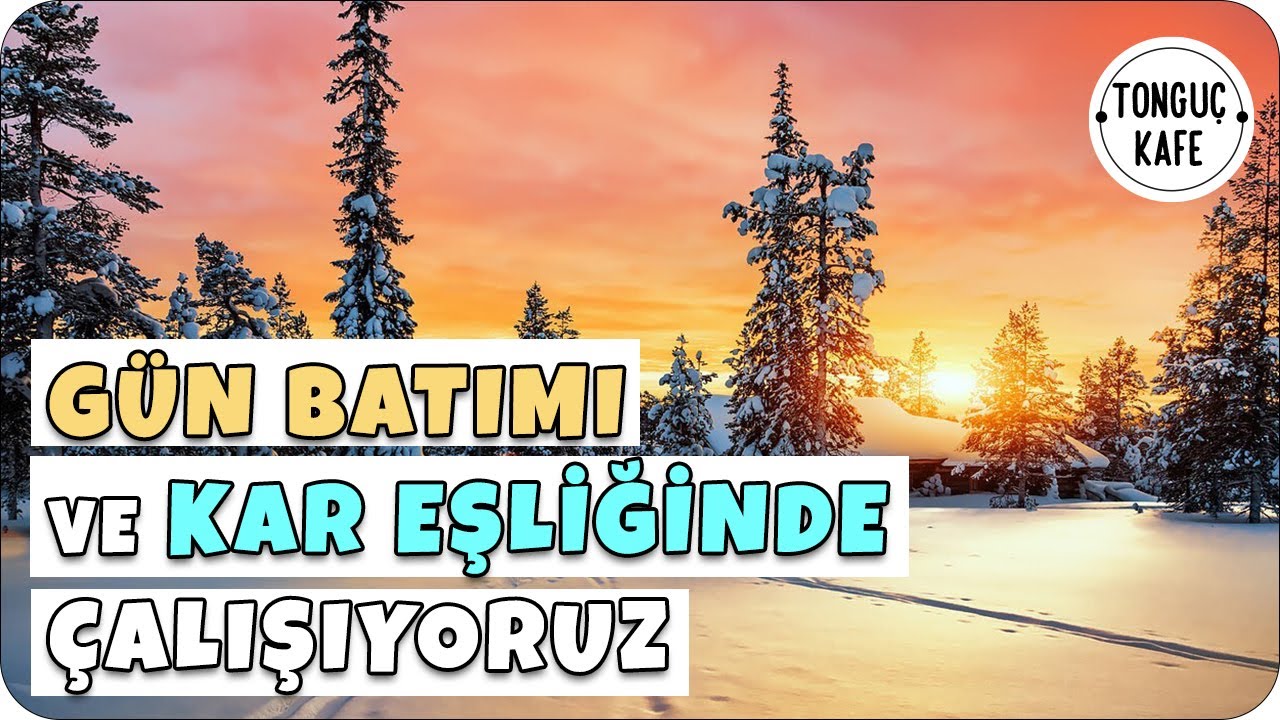 Gün Batımı ve Kar Eşliğinde Birlikte Çalışalım!⛅ | Odaklanma Artırıcı Müziklerle 3 Pomodoro