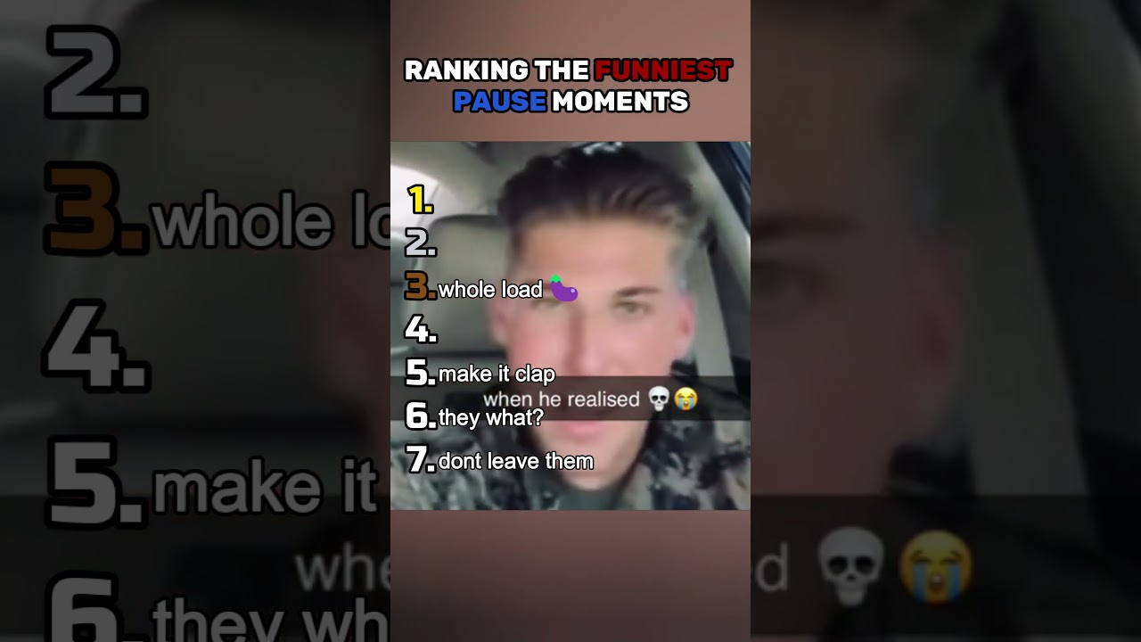Ranking The FUNNIEST Pause Moments 💀