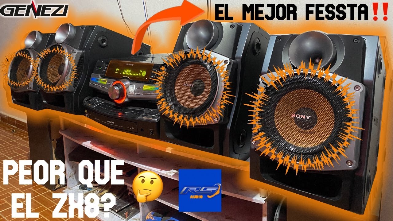 LOS BAJOS DE ESTE EQUIPO NO SON LO QUE ESPERABA 🥲 SONY GENEZI FST-ZUX9 🔊🤩 [Retro review]