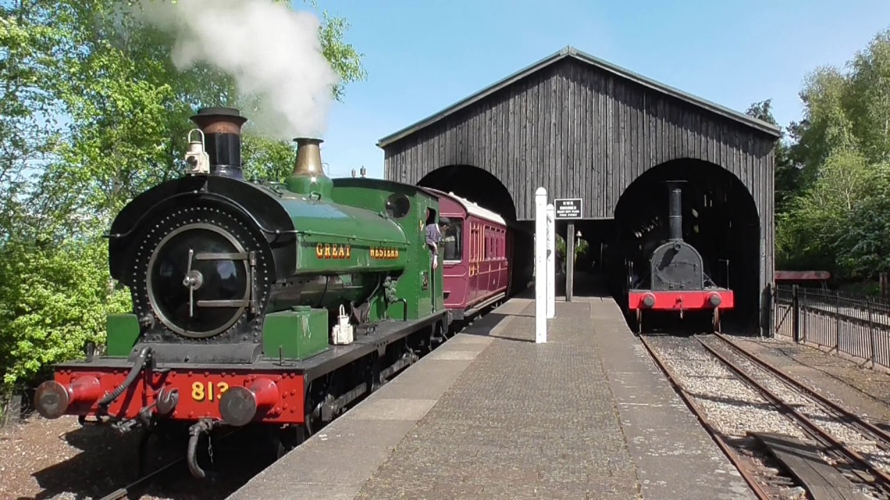 A ride on the branch line at Didcot railway Centre, April 2017
