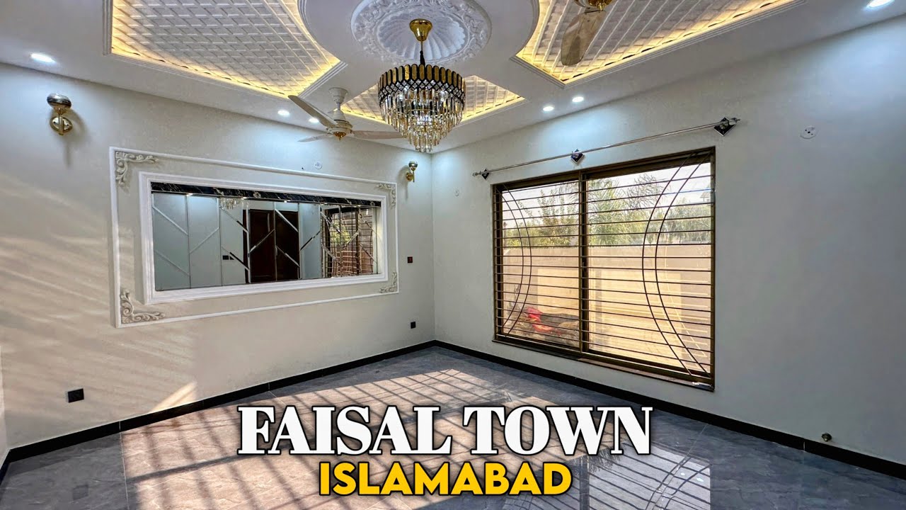 10 Marla Royal Design Classical House 🏡 for Sale in Faisal Town, Islamabad!