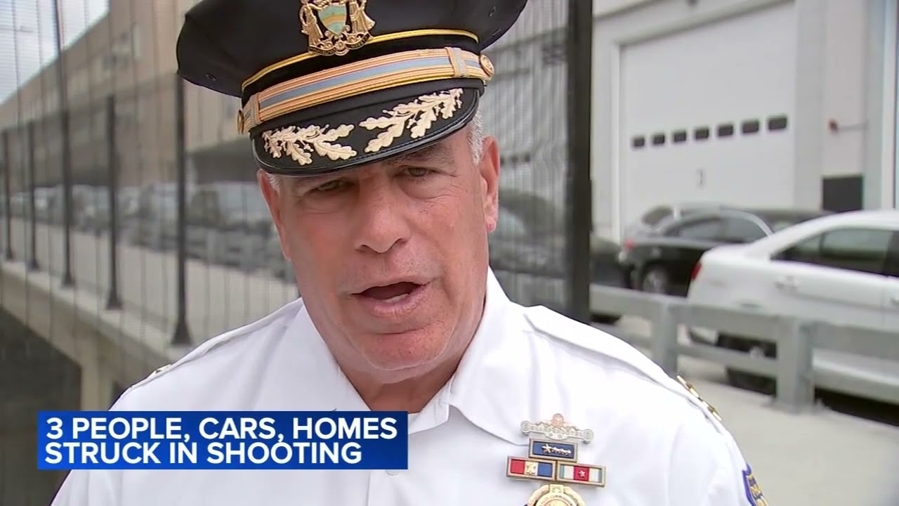8 homes, 5 vehicles hit by gunfire in South Philadelphia triple shooting