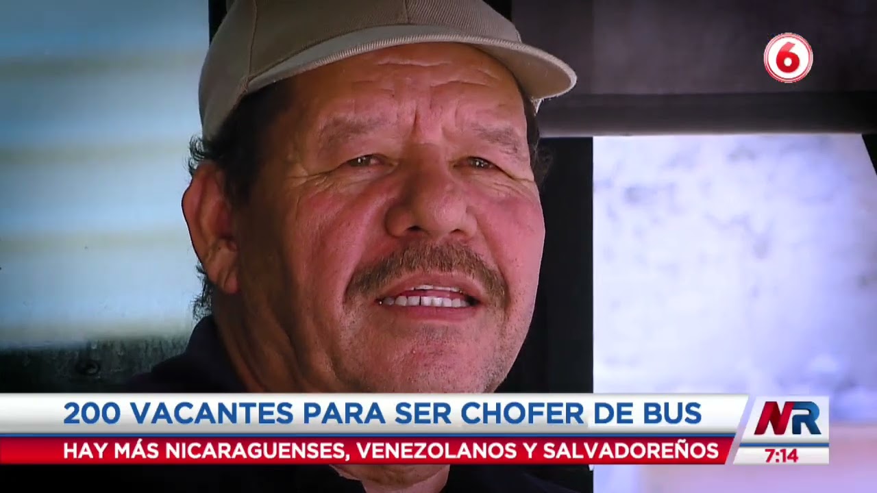 Costa Rica tiene un faltante de 1500 chóferes de bus