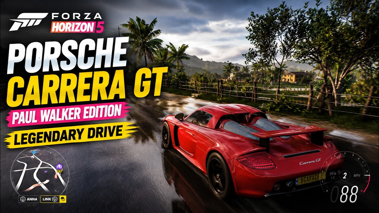 Forza Horizon 5 | Paul Walker’s Porsche Carrera GT | Iconic Drive