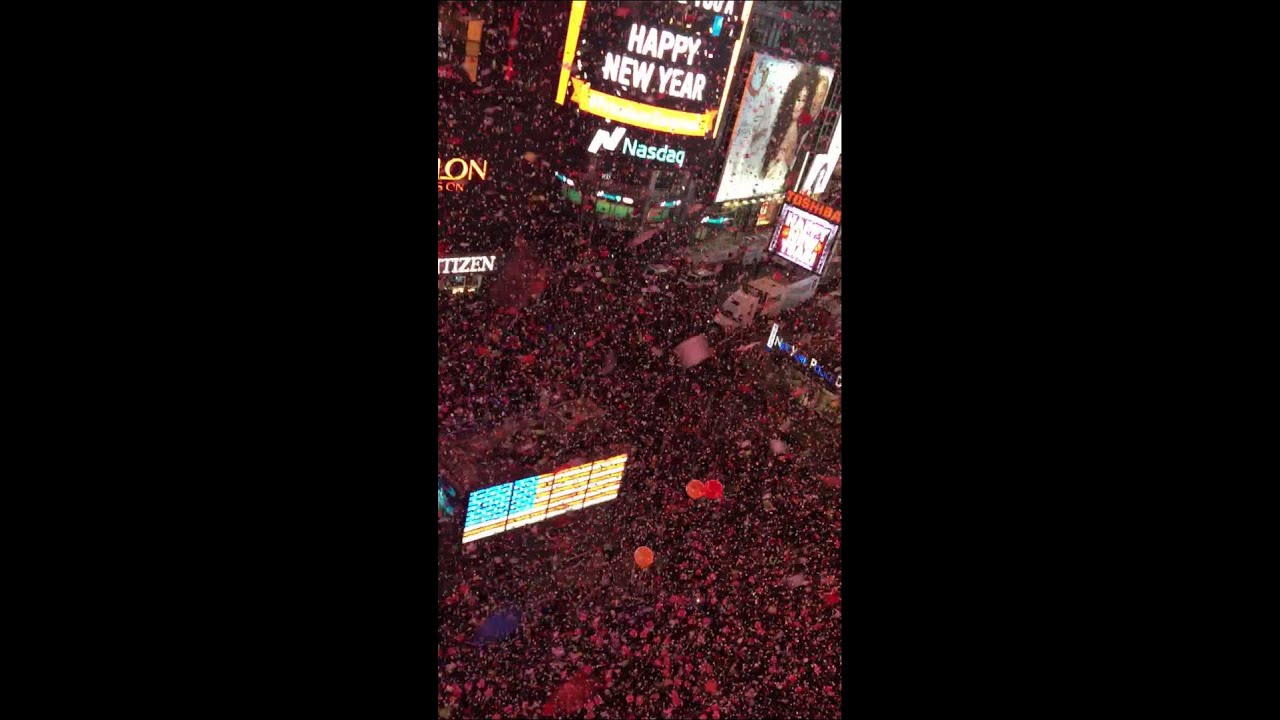 New Years Rocking Eve Times Square 2015 Countdown - BEST VIEW!