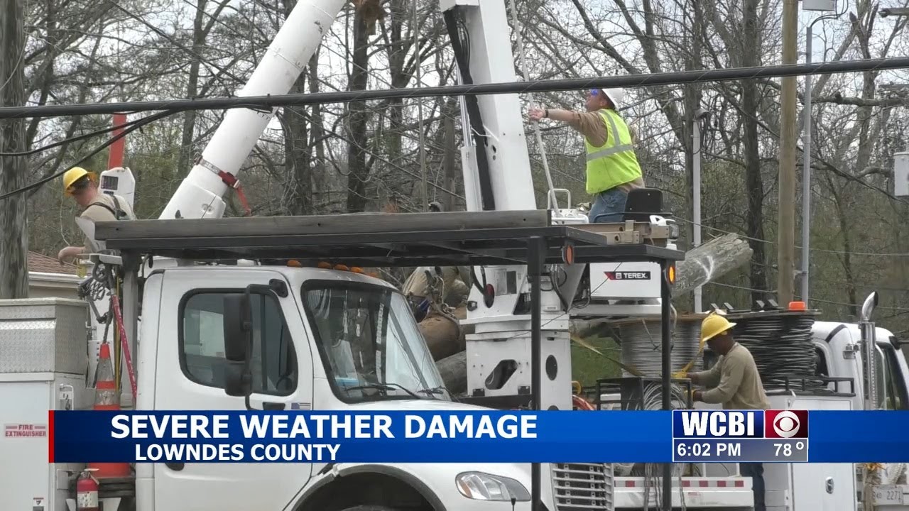 Residents manage overnight severe storms in Lowndes County