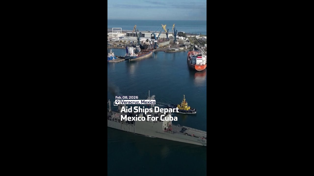 Aid Ships Depart Mexico For Cuba