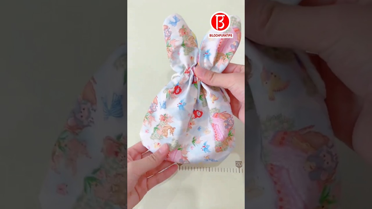 Cute and practical bunny drawstring bag is here