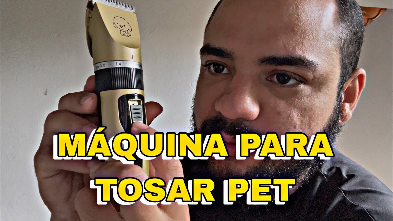 MÁQUINA DE TOSAR PET - UNBOXING + TESTE VALE A PENA???