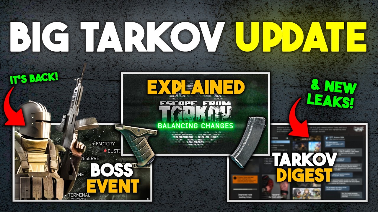Tarkov BIG Balance Changes Explained + Boss Rotations Return!