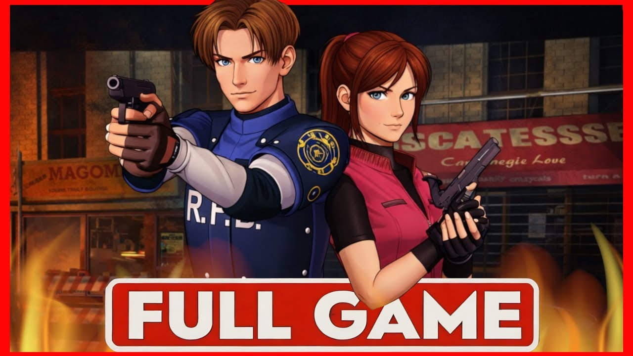 [Openbor] Resident Evil 2D Arcade Bootleg 4 Players Coop Cheatrun [036] Everlasting Gaming