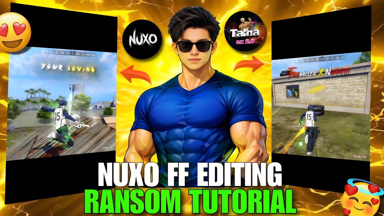 RANDOM EDITING TUTORIAL || LIKE NUXO FF || FULL EDITING TUTORIAL @nuxoff @TalhaEx2.0 
