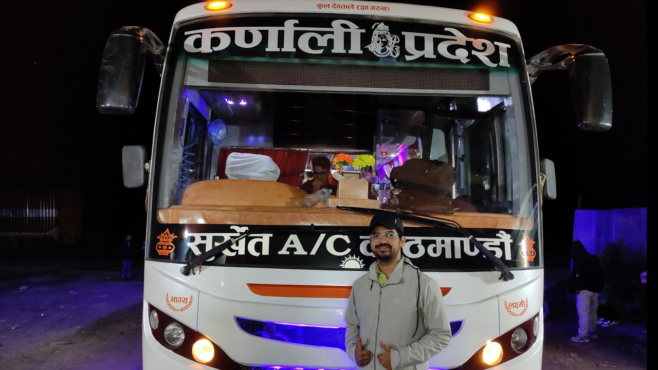 Kathmandu to Surkhet in most Luxurious Bus | Chakati Air Suspension | Deluxe Bus Nepal| Travel Vlog