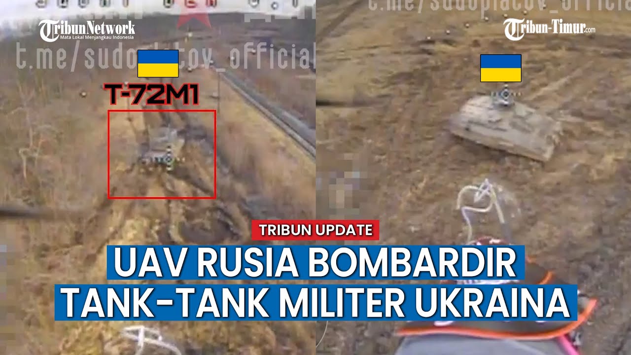 Drone Pasukan Rusia Gempur Mobil Lapis Baja FV103 Spartan Musuh