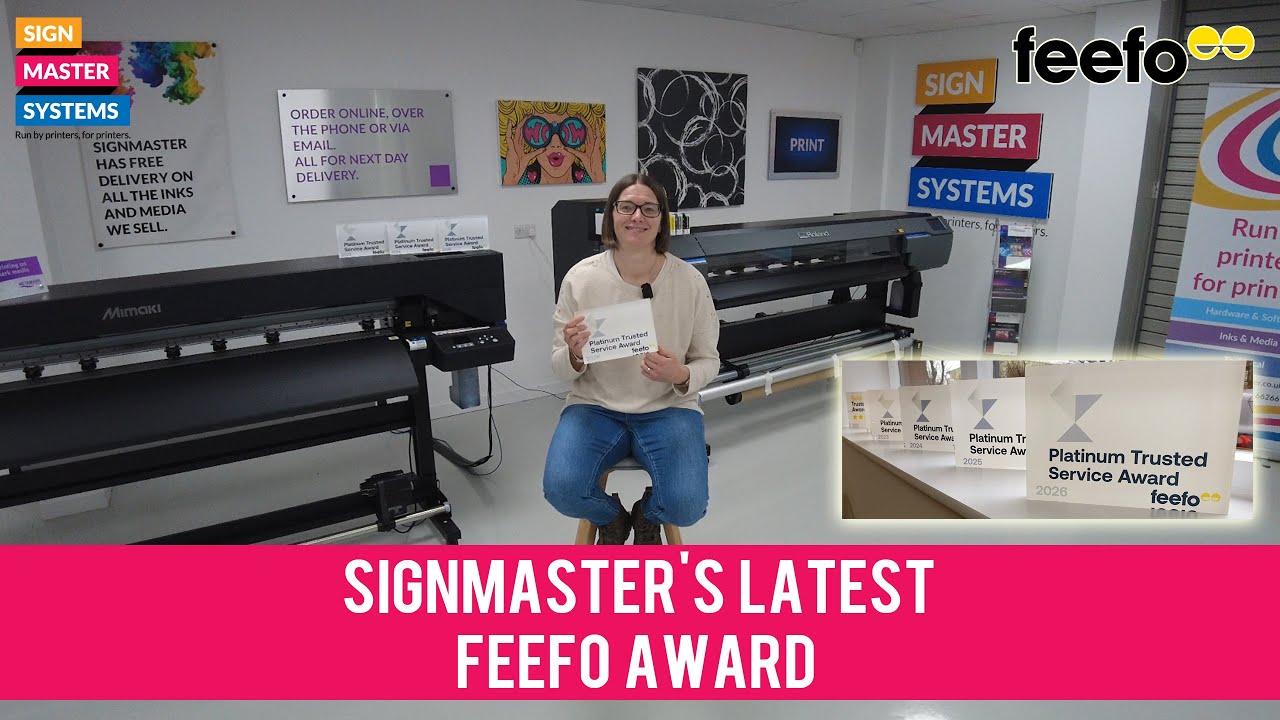 Компания Signmaster получила последнюю награду Feefo.