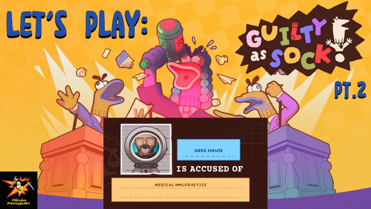 I Defend Dr. House in Court | Let's Play: Guilty As Sock! Pt. 2