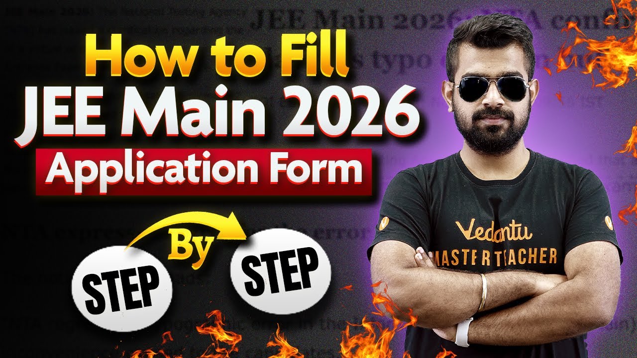 How to Fill JEE Main 2026 Application Form Step-by-Step ✅🔥Shimon Sir