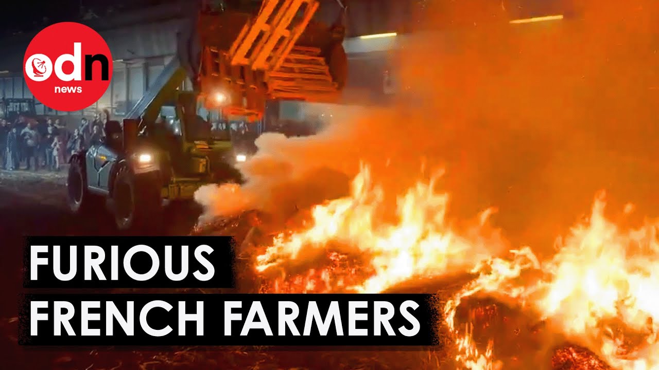 French Farmers Protest: Fires, Roadblocks, Subsidy Clash