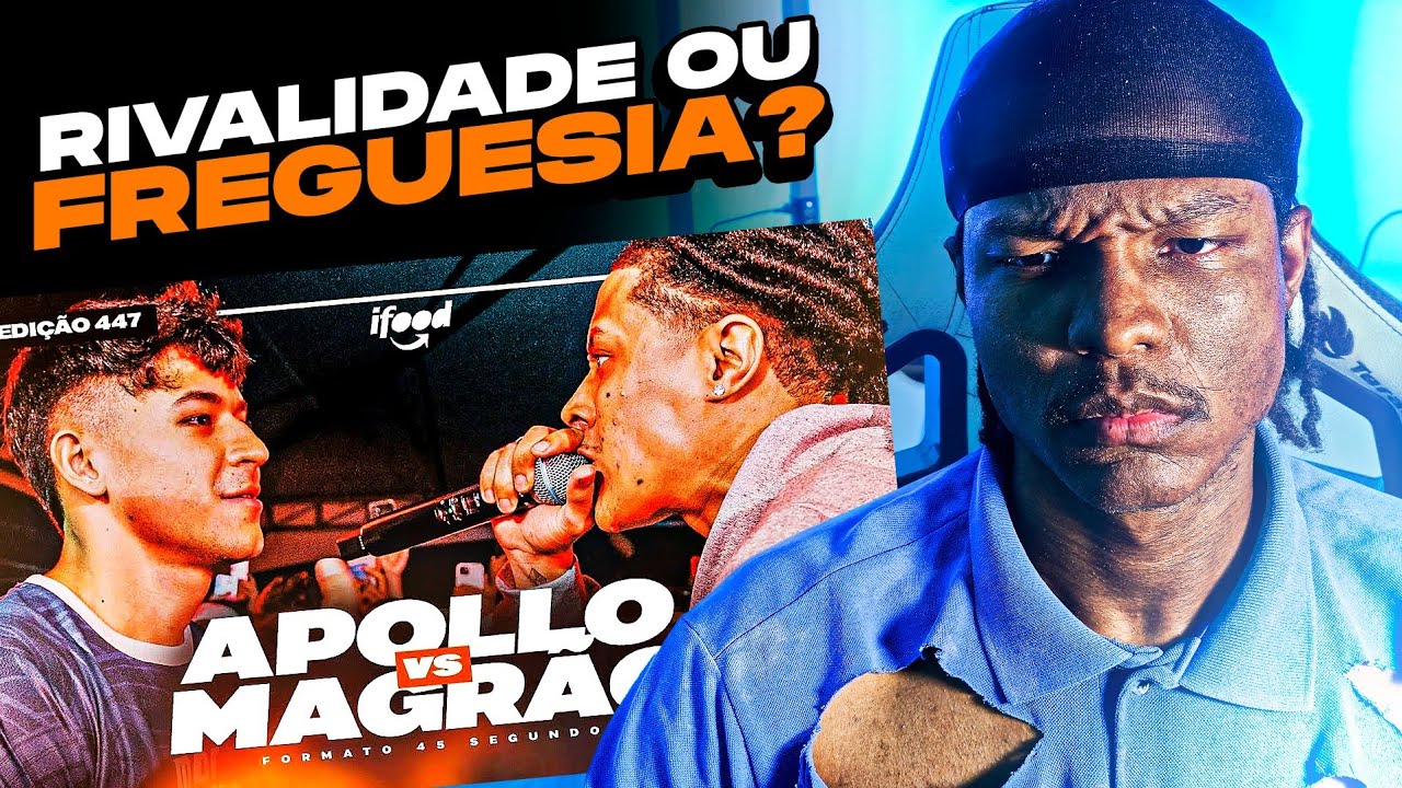(RIVALIDADE! 🔥) APOLLO X MAGR&Atilde;O | React | SEGUNDA FASE | BDA 447 (EDI&Ccedil;&Atilde;O 45 SEGUNDOS)