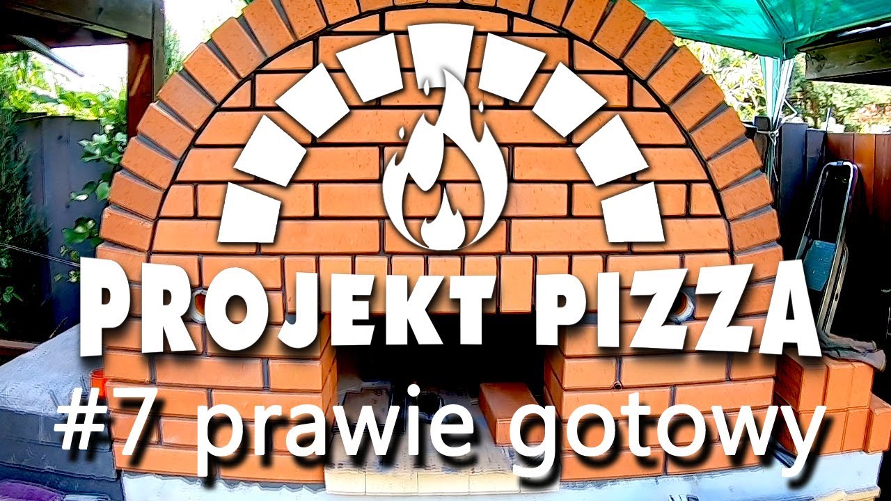 Jak zrobić murowany z cegły klinkierowej piec do pizzy. Część 7 - Projekt Pizza.