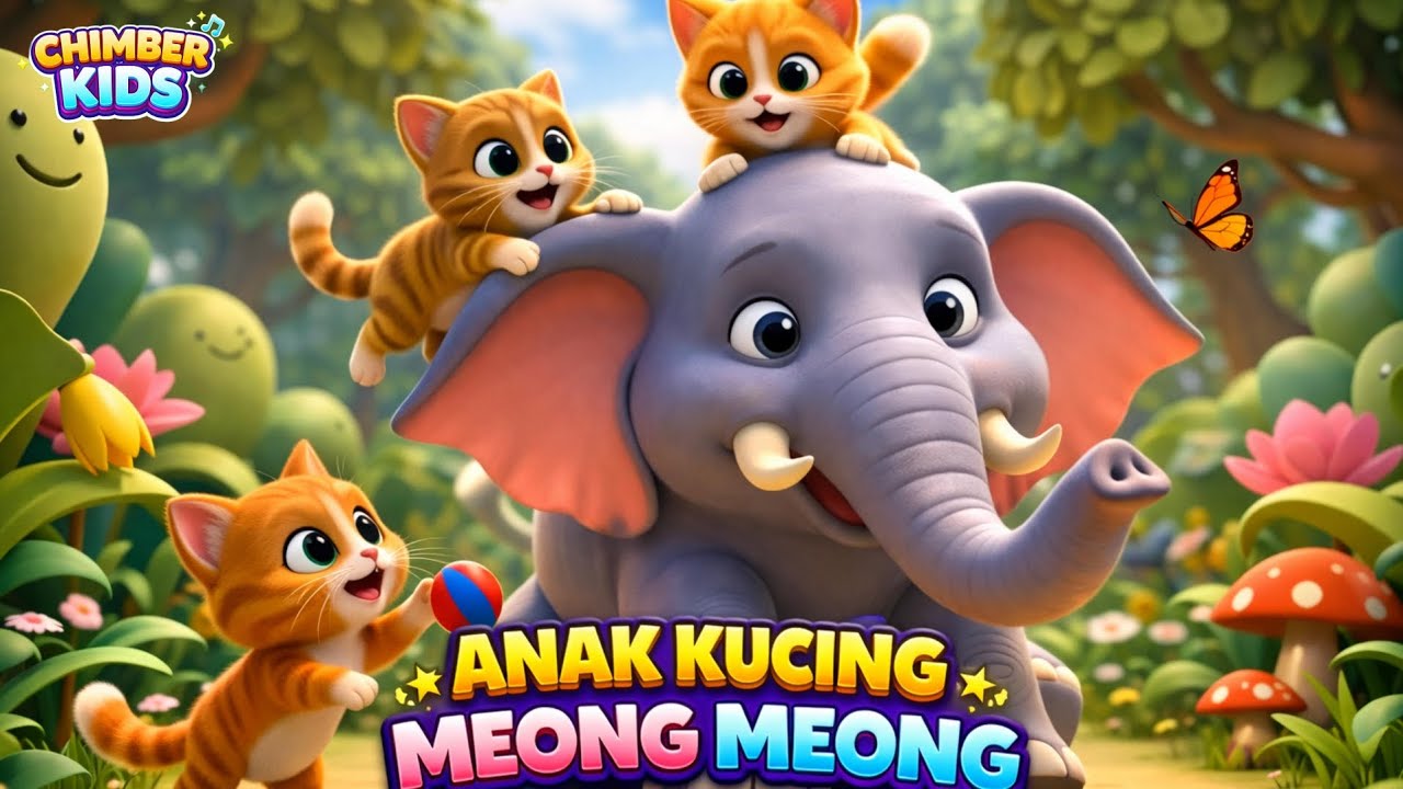 Lagu Anak Kucing Meong Meong 🐱 | Lagu Anak Indonesia Populer | Lagu Balita