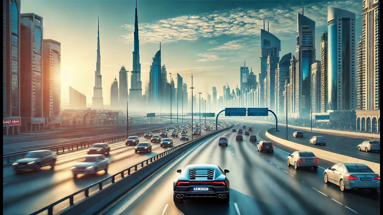 DRIVING DUBAI 4K - MARINA DISTRICT - AMBIENT DRIVE TV