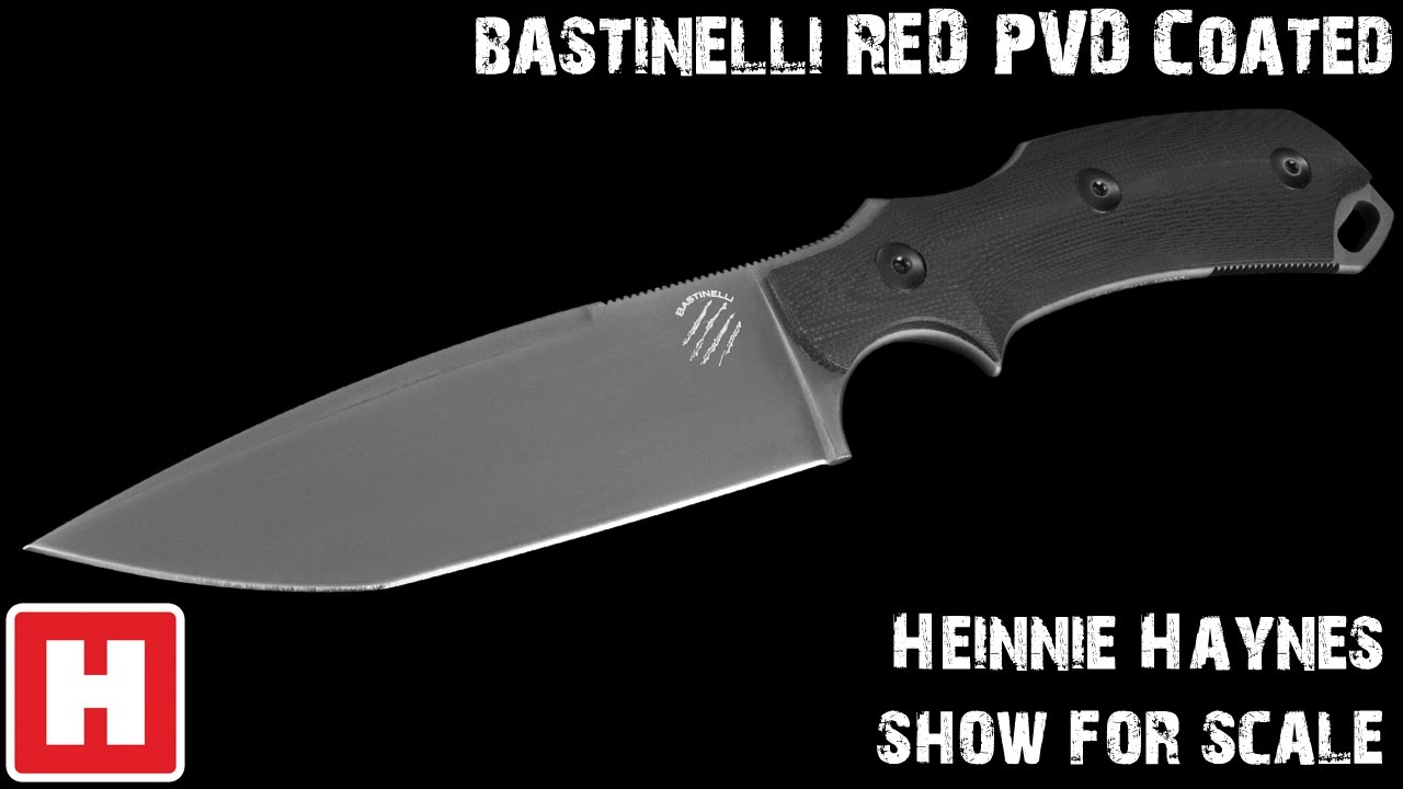 Bastinelli RED PVD Coated - Show for Scale Overview