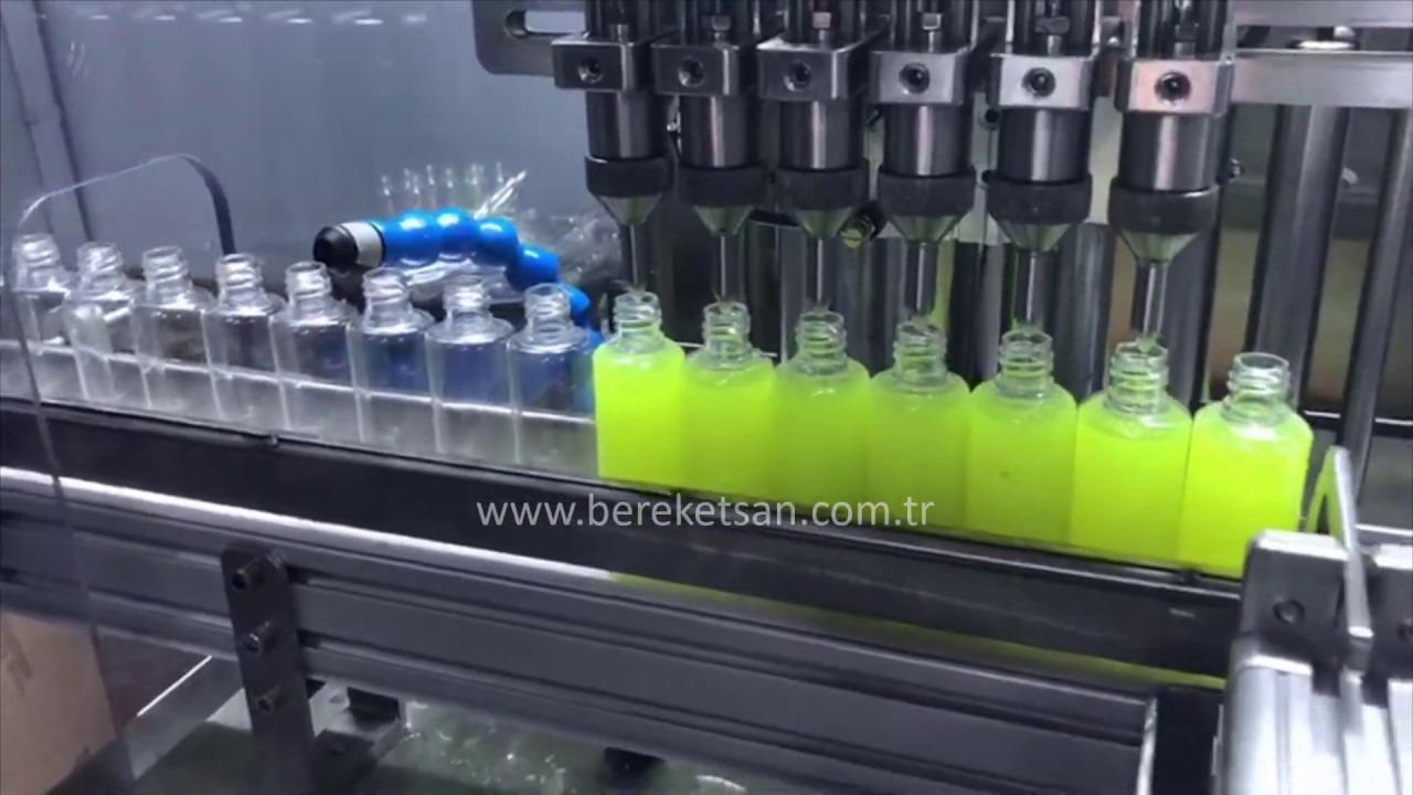 Slime Dolum ve Kapatma Makinesi - Slime Filling and Capping Machine