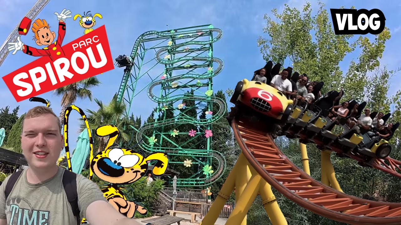 Ein Park mit Lucky Luke, Marsupilami und Co.! Parc Spirou Provence | Vlog #273 | TDF #07