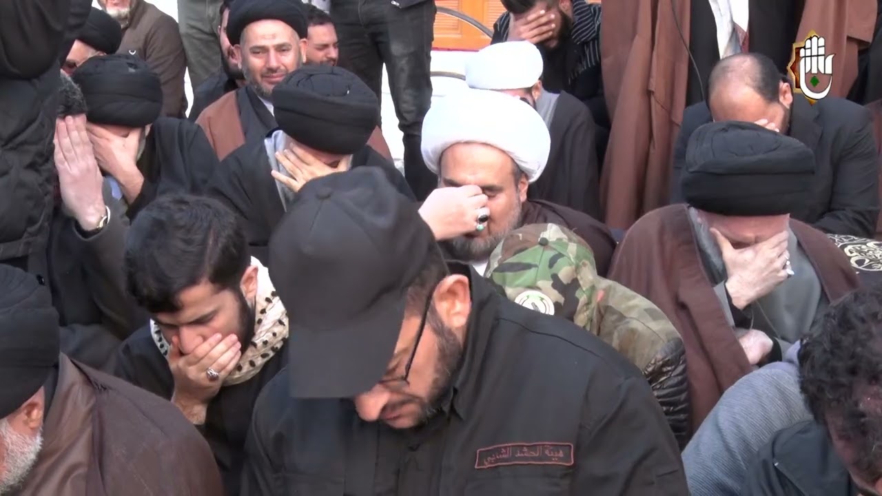 تشييع جثمان خادم الامام الحسين (عليه السلام) الشيخ محمد باقر المحمدي (رحمه الله)