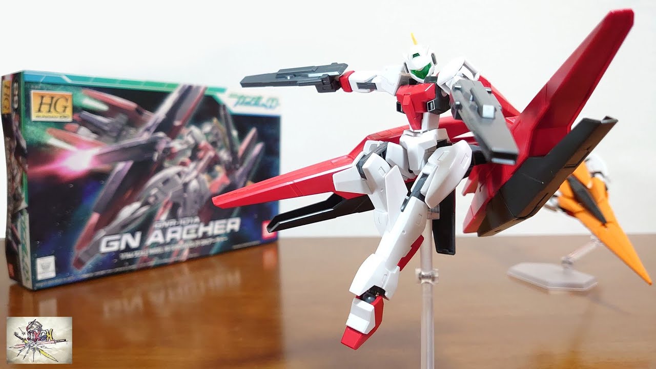 （アリオス＆ダブルオーと合体！飛行形態へ変形！）HG 1/144 GNアーチャー（ガンアーチャー）　レビュー
