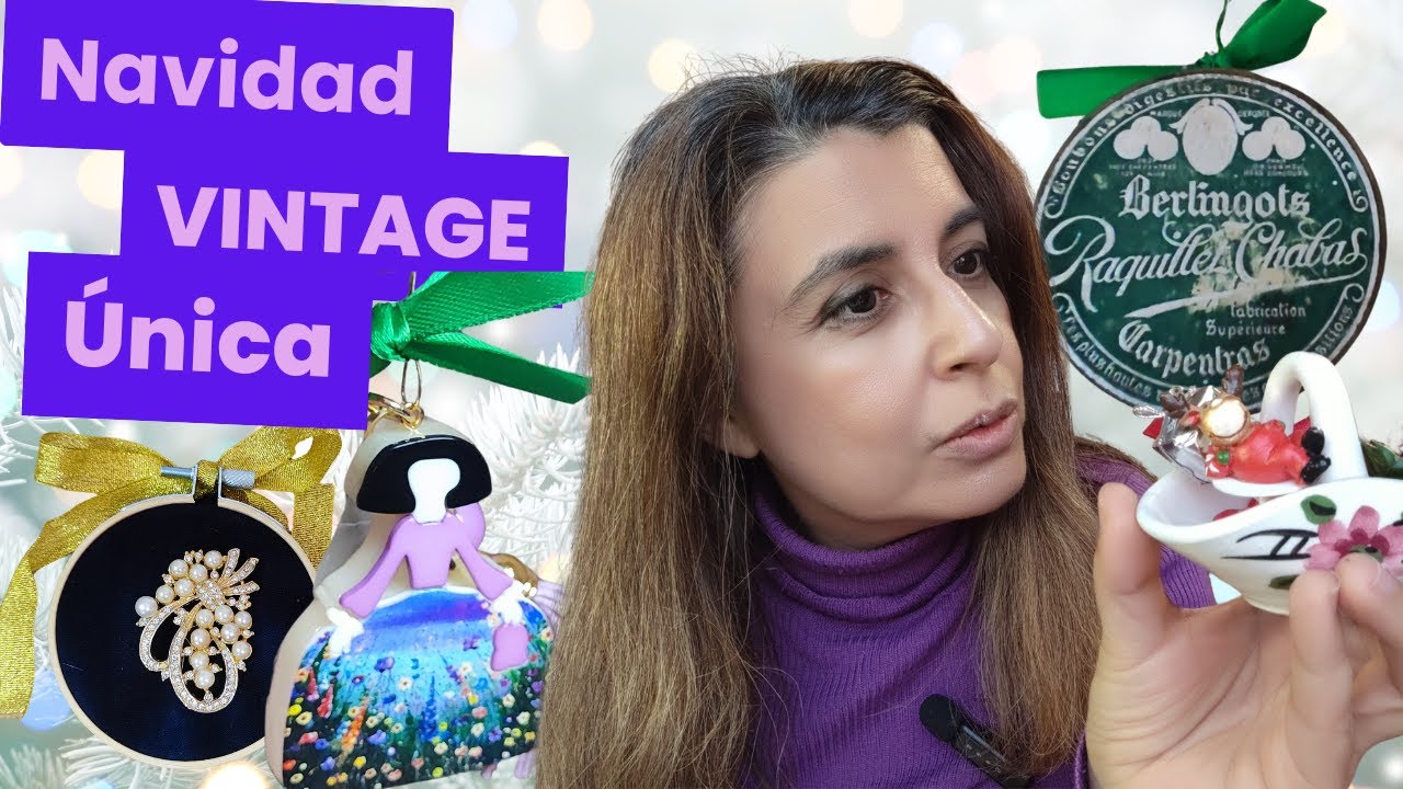 Transformo Tesoros del Mercadillo para Navidad | Segunda Mano | Objetos Vintage