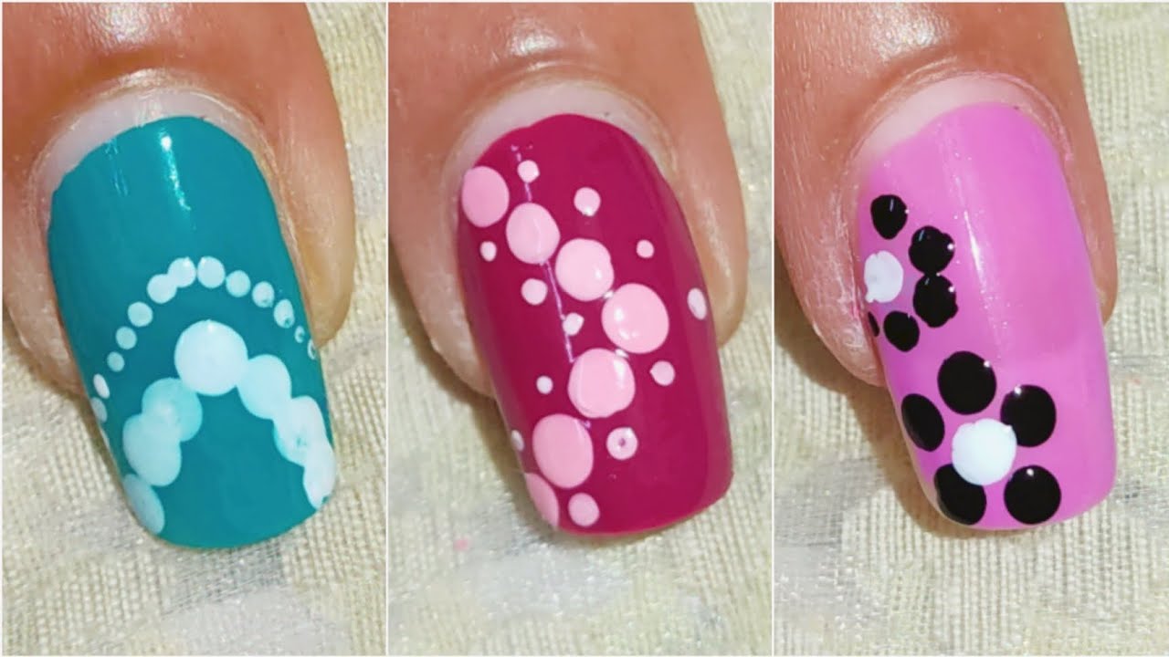 Top Easy Nail art ideas for beginners / How to do nail art at Home / No Tools Nail art 💅 #nails