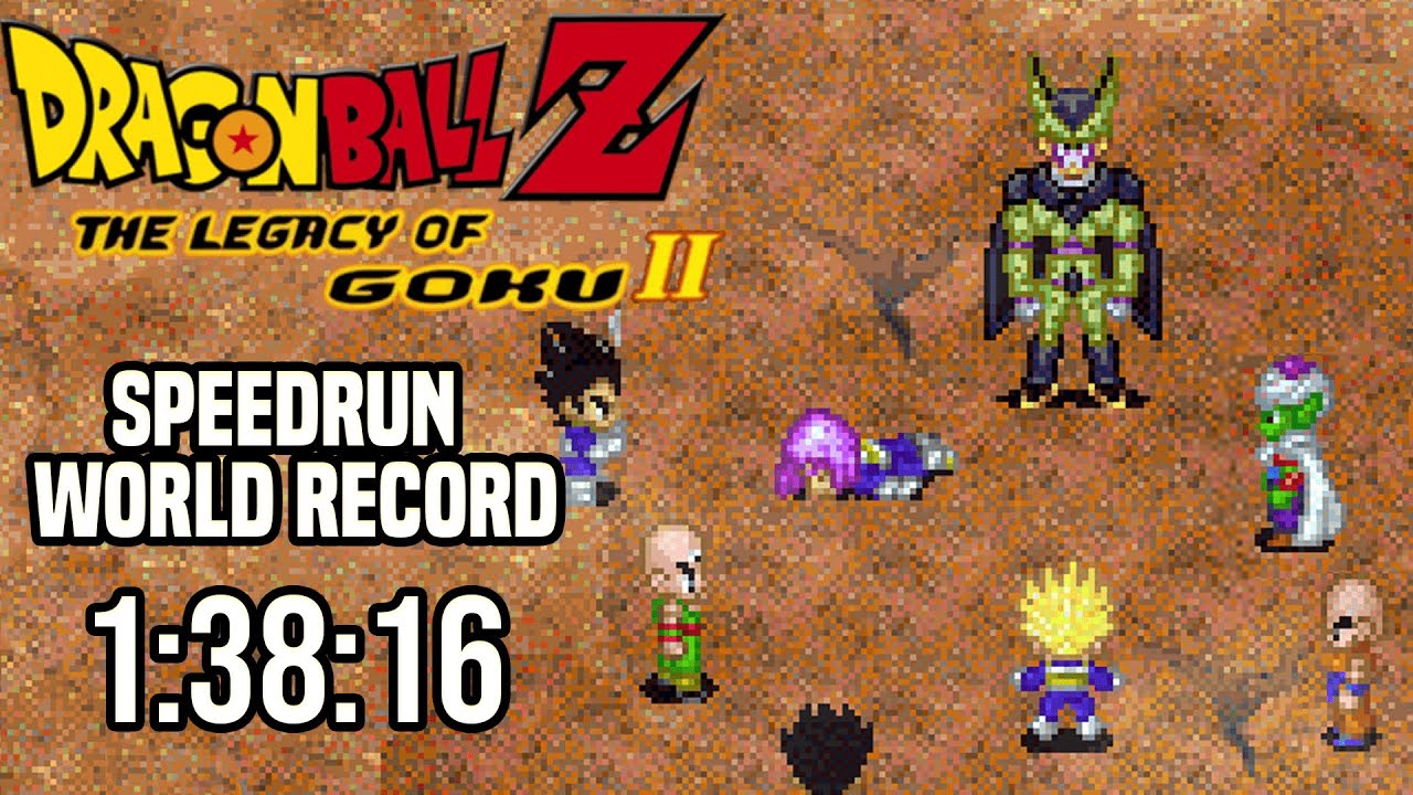 Dragon Ball Z: The Legacy of Goku II - Any% Speedrun in 1:38:16 [World Record]