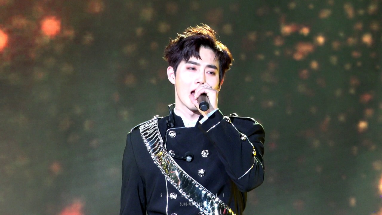 170114 EXO SUHO for life @ Goldendisc Awards