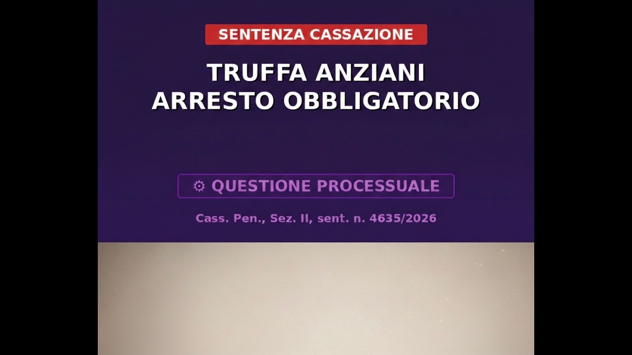 Truffa agli anziani