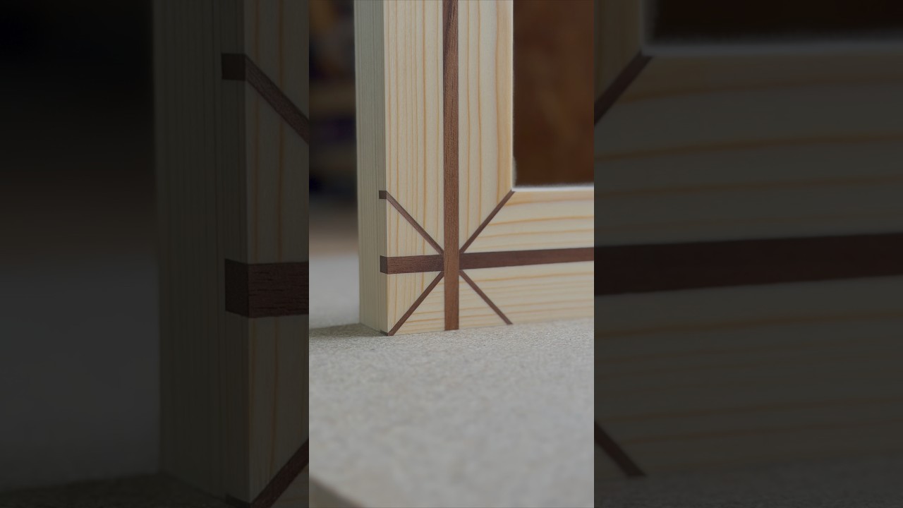 A Union Jack Miter #shorts #woodworking #diy