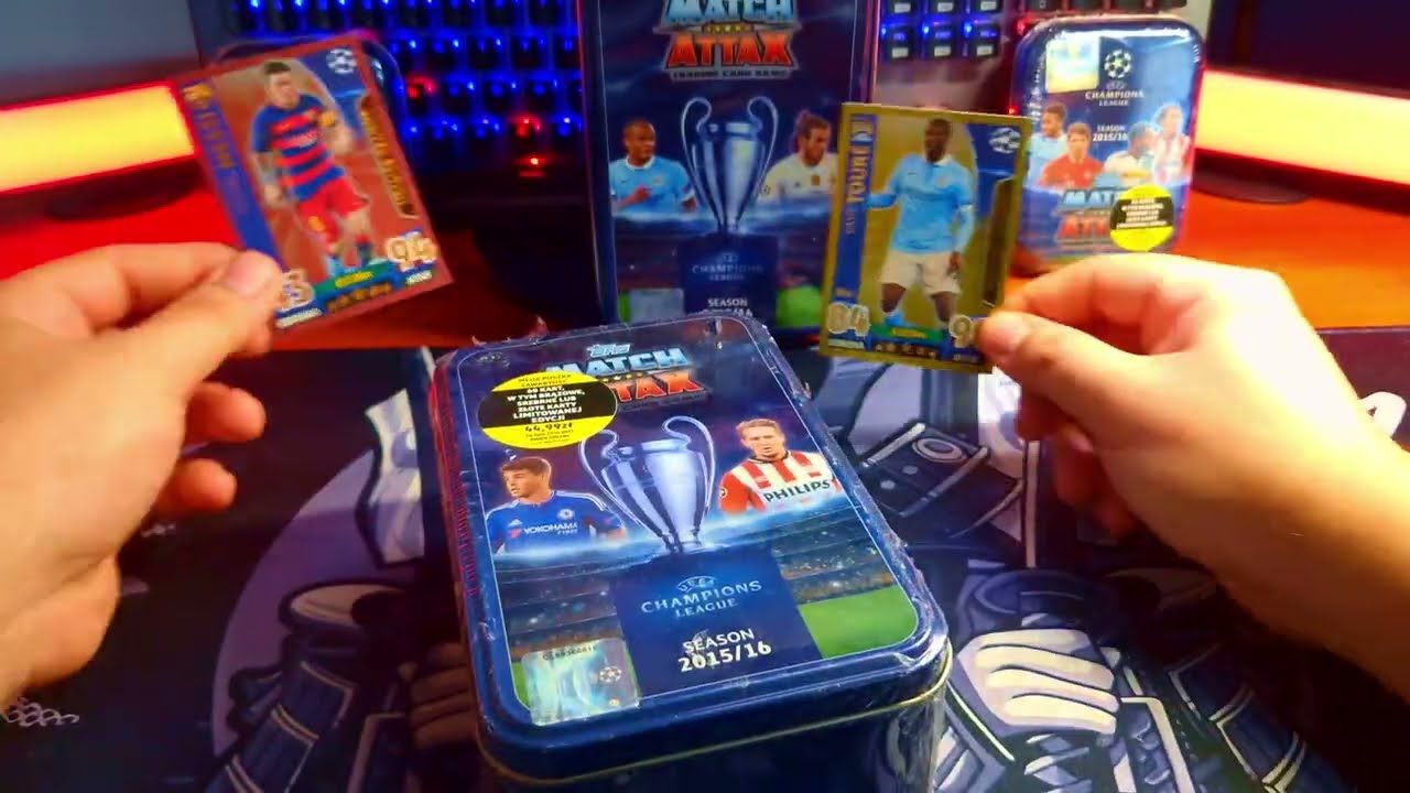 MEGA PUSZKA Z KARTAMI POWRÓT DO PRZESZŁOŚCI 6! 15/16  OTWIERAMY CHAMPIONS LEAGUE TOPPS MATCH ATTAX