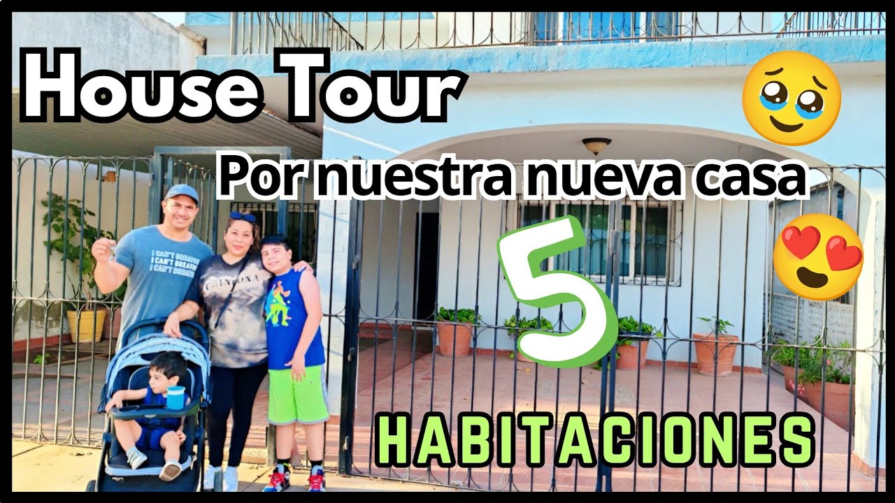 HOUSE TOUR POR MI NUEVA CASA DE 5 HABITACIONES 🙏🏠 Primer video 🥰