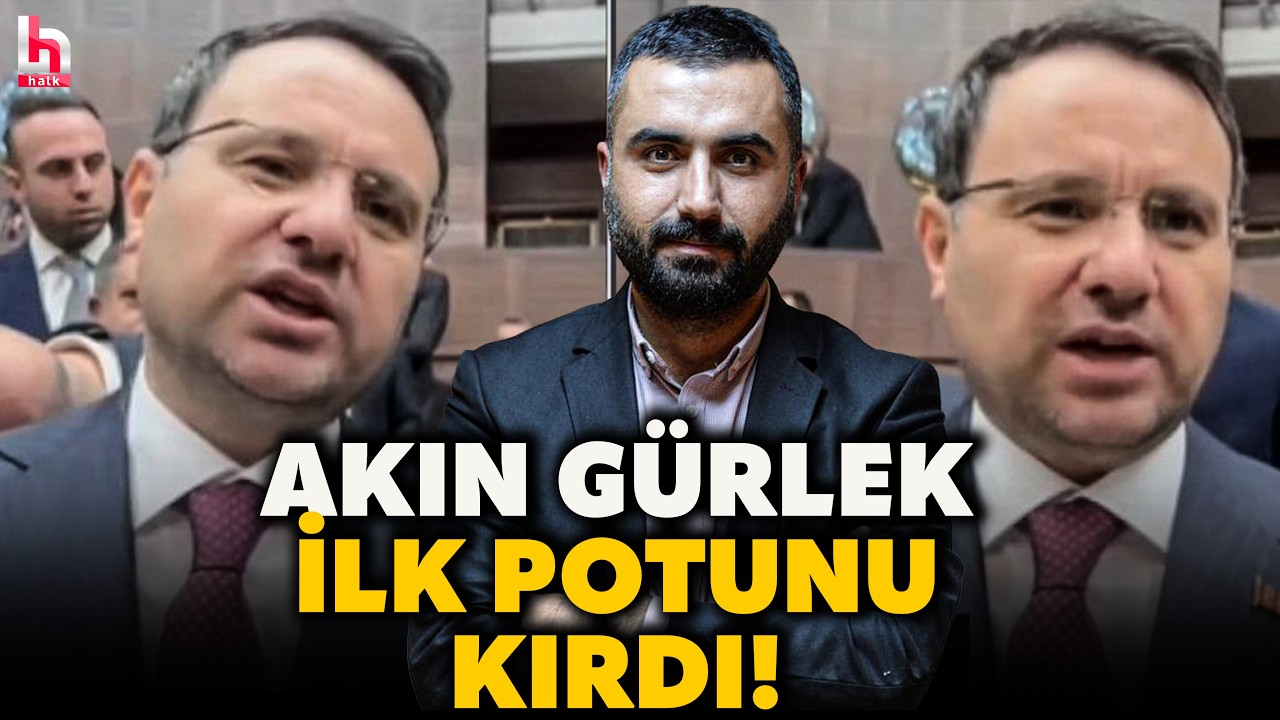 GÜRLEK'İN KAFASI KARIŞTI! Alican Uludağ'ın tutukluluk maddelerini karıştırdı! Gazeteciyle tartıştı!