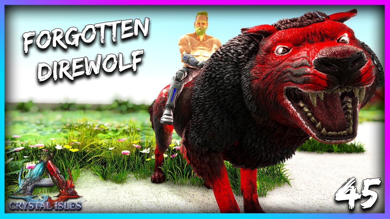 Mencari Forgotten Direwolf & Rhea - Ark Survival Evolved